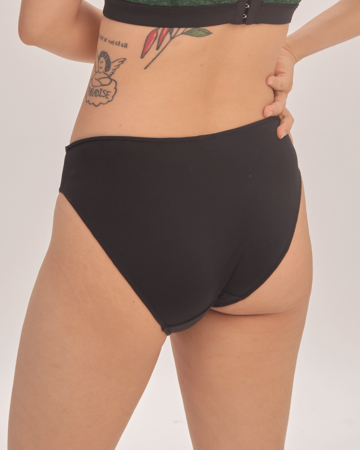 elevated basics panty in #100