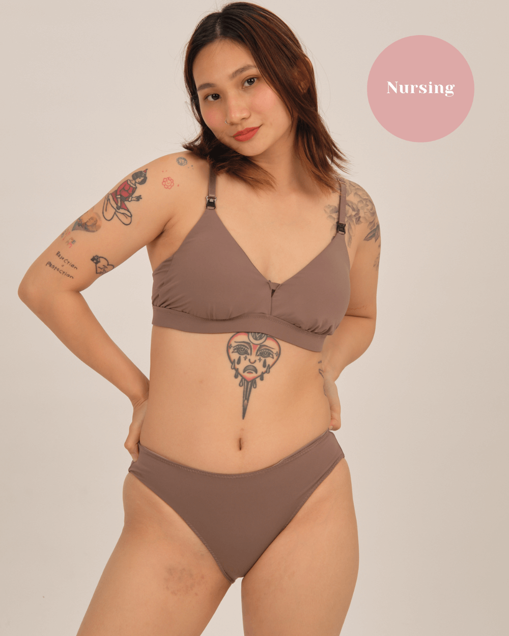 nursing - elevated basics everyday padded bralette in #67 – Our Bralette  Club