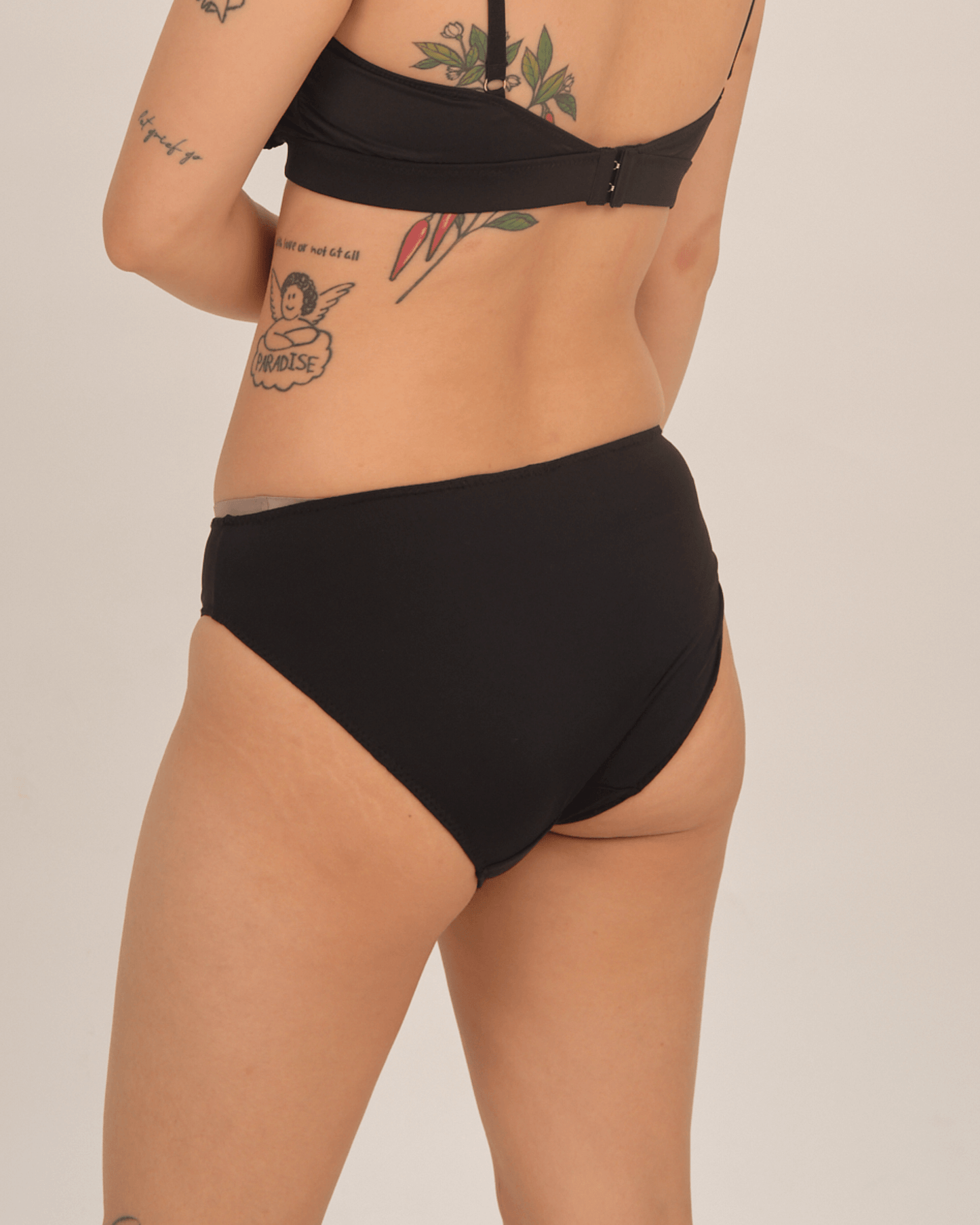 elevated basics panty in #100