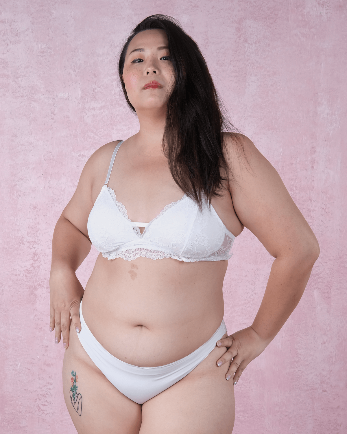 nursing - good vibes padded bralette in forget me not