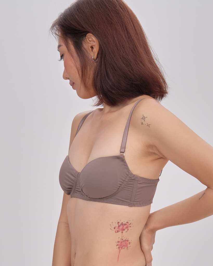 sweet cream padded bralette in 67