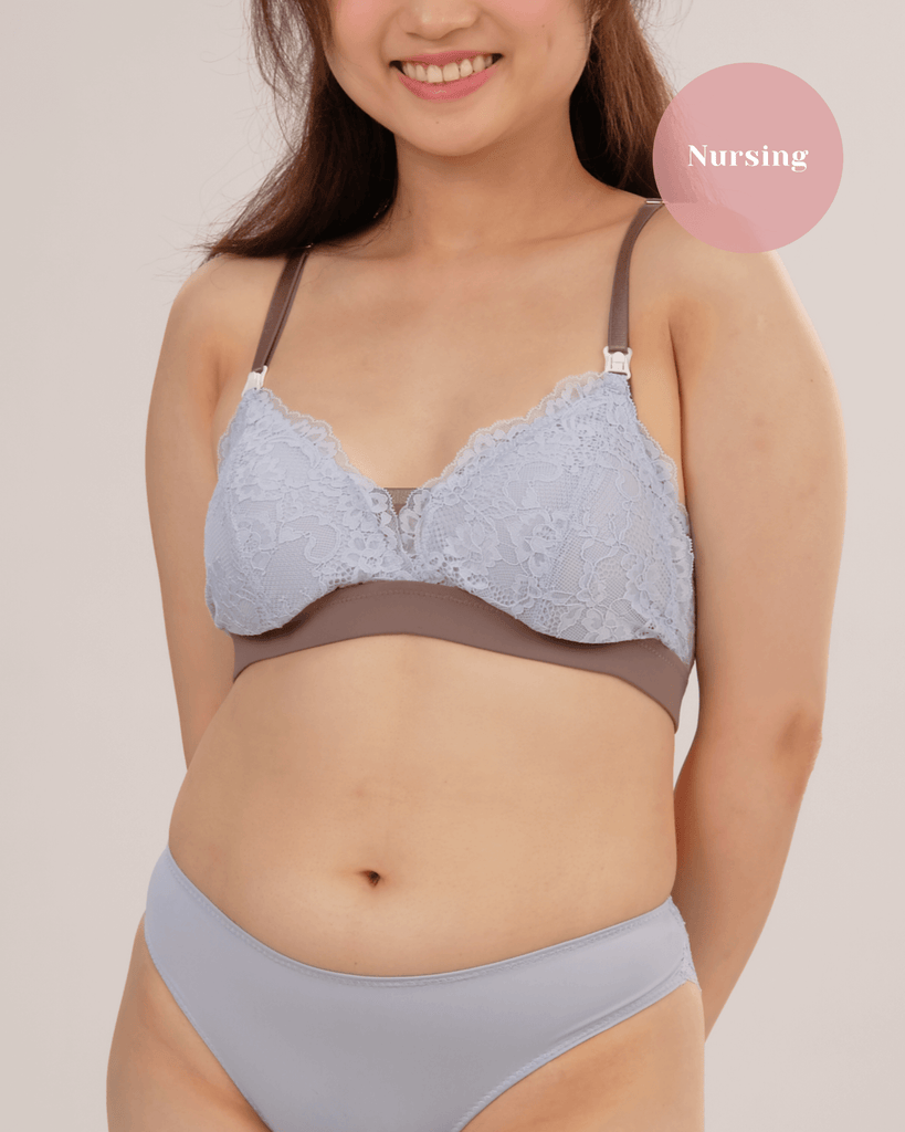 nursing - sweet kisses padded bralette in celestial