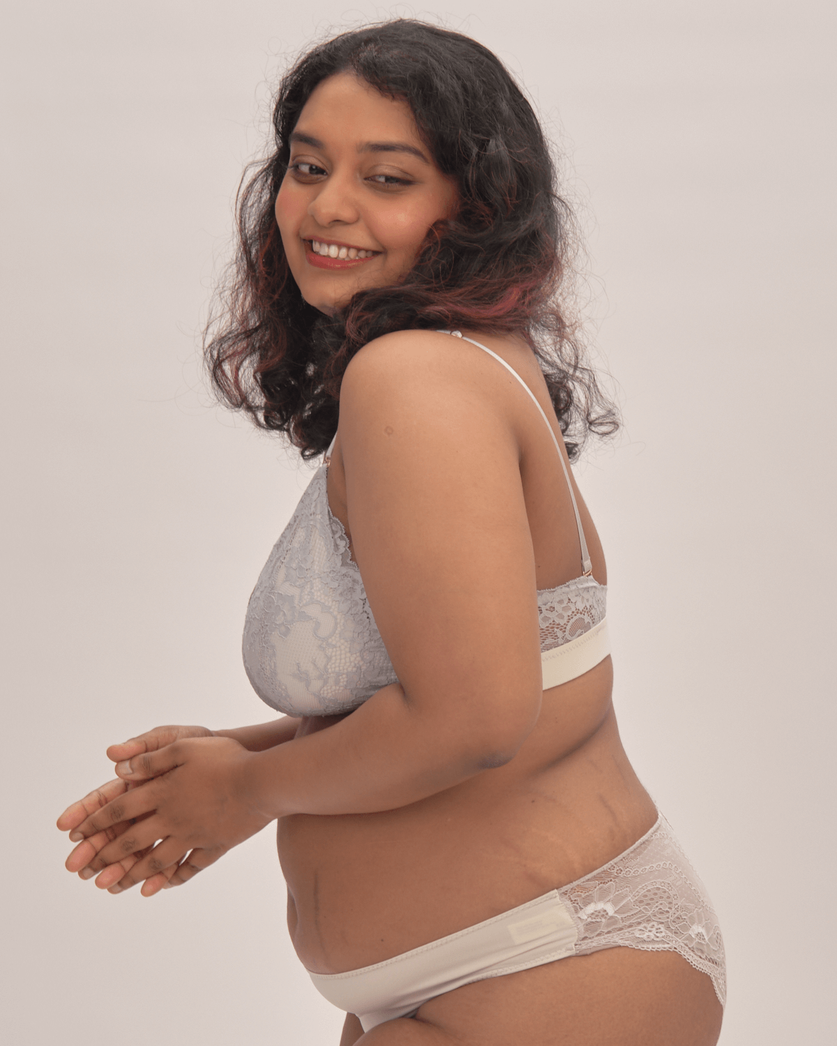 sweet kisses padded bralette in misty