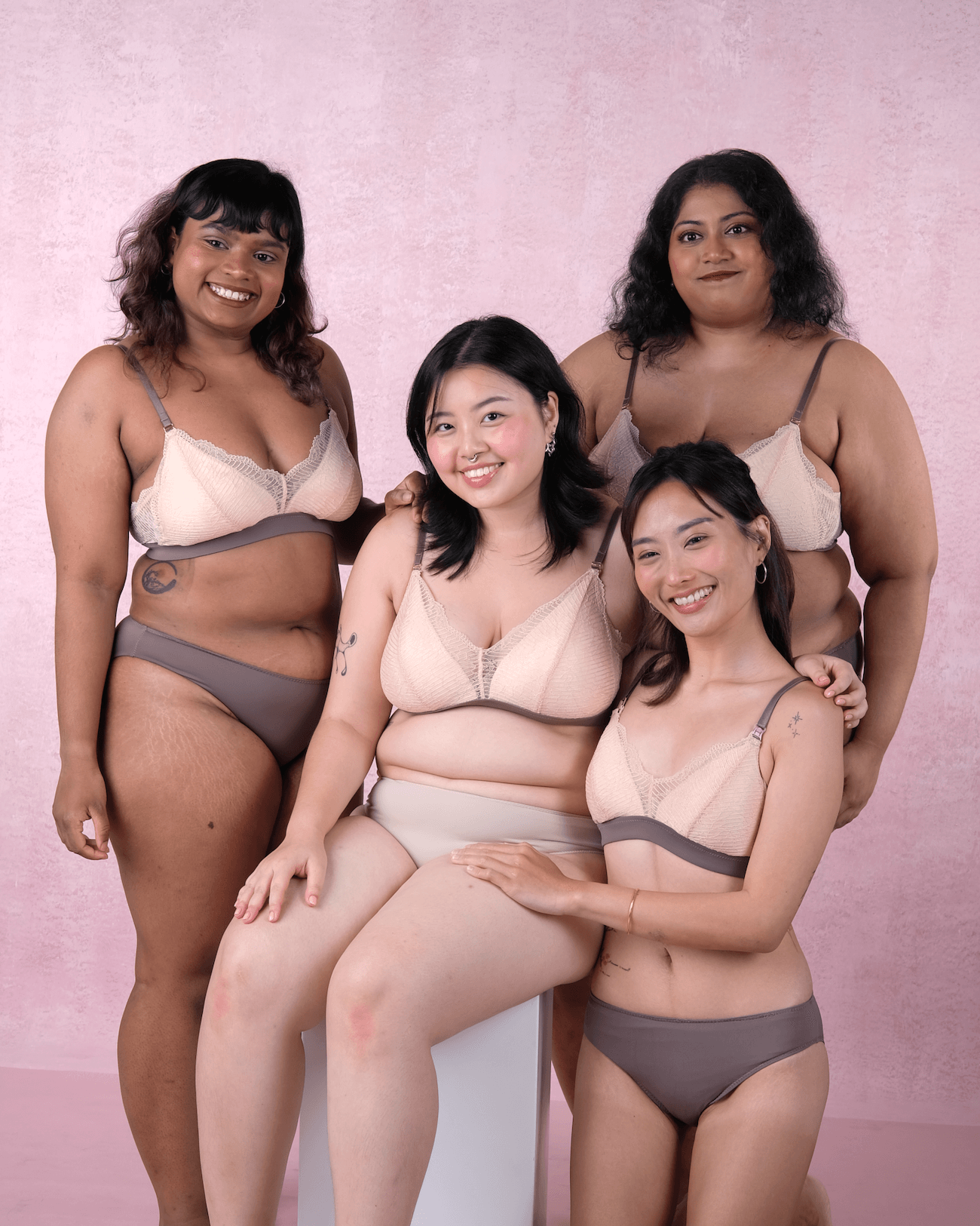 nursing - start anew padded bralette in until we meet again