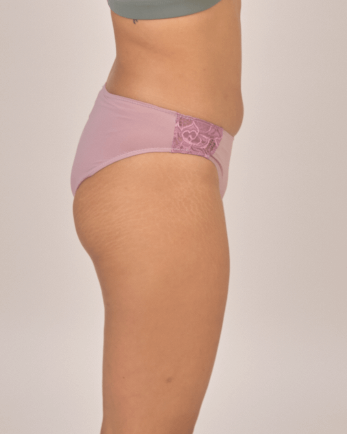 violet haze lace panelled panty