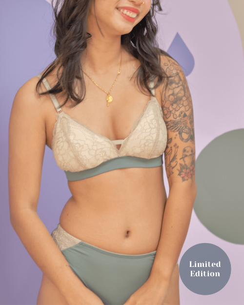 sweet kisses padded bralette in aspen