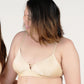 the everyday basic padded bralette in gold - Our Bralette Club