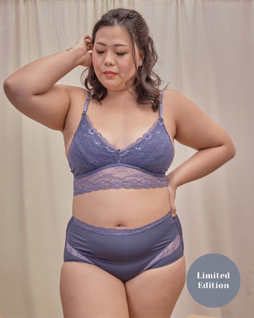 winning streak padded bralette in veri peri