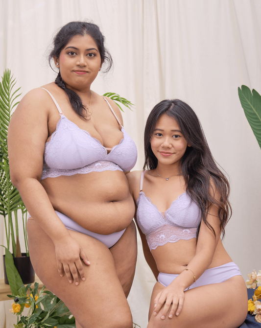 best wishes padded midi bralette in venus