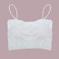 going places padded camisole multiway top in white