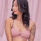 knotty padded strapless bralette in pink