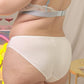 pacific lace white panelled panty - Our Bralette Club