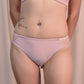 panelled pink mesh panty - Our Bralette Club