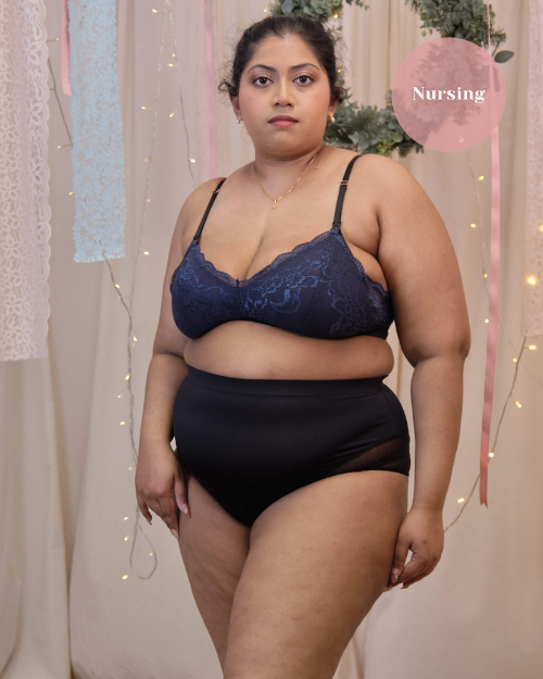 nursing - start anew padded bralette in ocean dreams