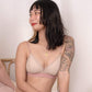 sweet kisses padded bralette in butternut - Our Bralette Club