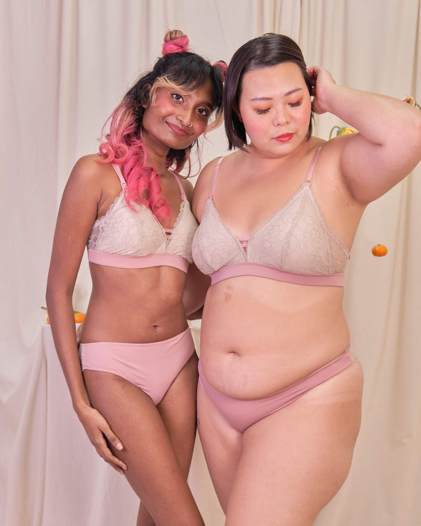 sweet kisses padded bralette in butternut