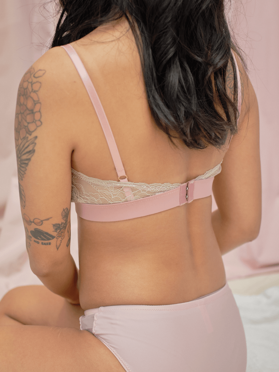 sweet kisses padded bralette in butternut