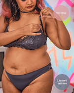 Load image into Gallery viewer, nursing - balconette padded bralette in cat eye
