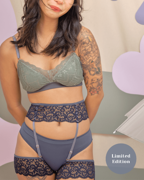 start anew padded bralette in nature