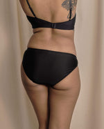 Load image into Gallery viewer, panelled black mesh panty - Our Bralette Club

