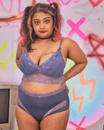 Load image into Gallery viewer, winning streak padded bralette in veri peri

